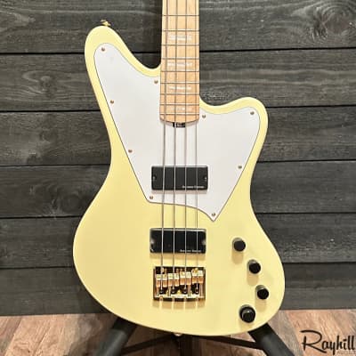 ESP LTD GB-4 4 String Vintage White Electric Bass Guitar for sale