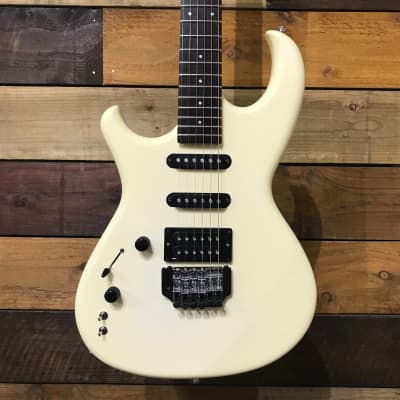 Aria Pro II Mega Metal Stage III in White (LH) 1980's MIJ image 1
