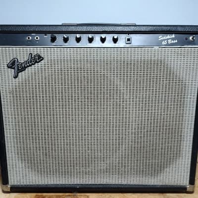 Fender Sidekick 65 Bass Late 70's through mid 80's - Black Tolex