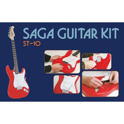 Saga ST-10 Electric Guitar Kit Stratocaster Style image 3