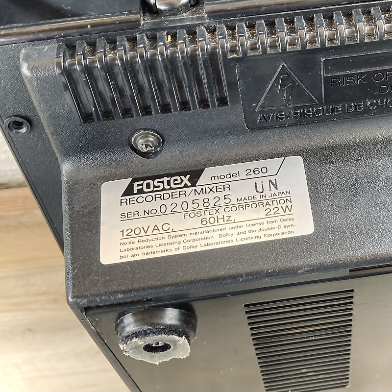 Fostex Model 250 4-Track Cassette Recorder / Mixer | Reverb