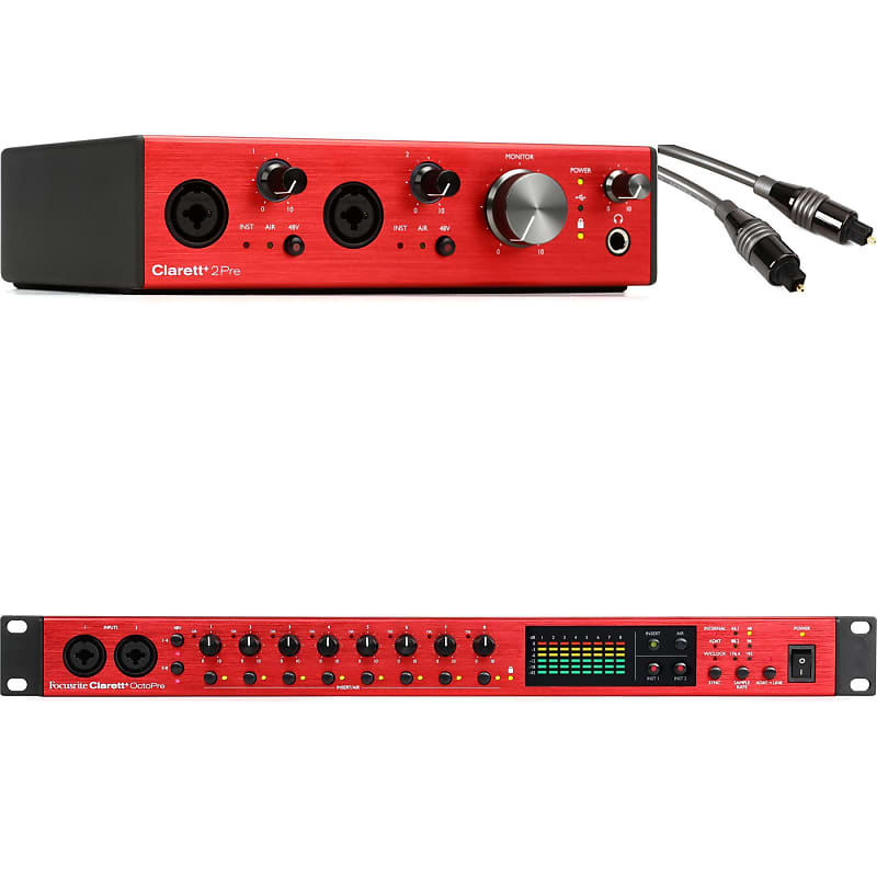 Focusrite Clarett+ 2Pre USB-C Audio Interface and Preamp | Reverb