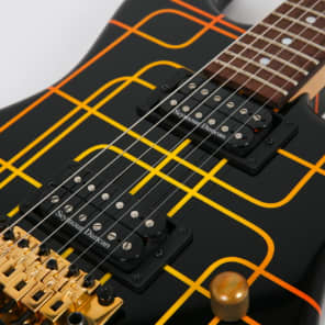 Charvel USA Custom San Dimas Schematic Graphic Unique Design Electric Guitar image 10