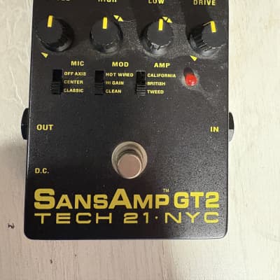 Tech 21 SansAmp GT2 Tube Amp Emulation Pedal | Reverb
