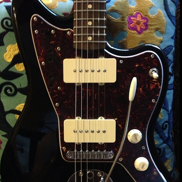 Fender Classic Player Jazzmaster 2013 Black With Tortoise Reverb