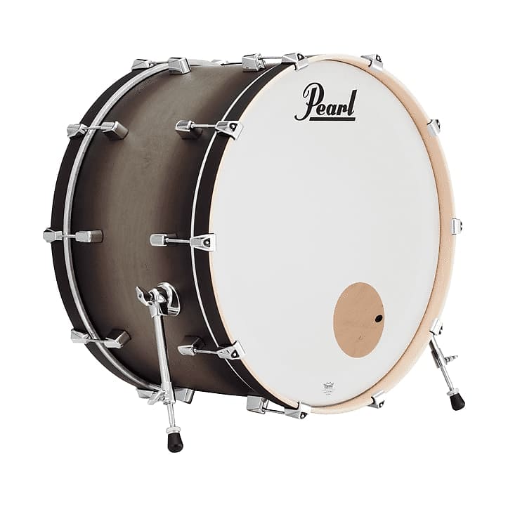 Pearl Decade Maple Bass Drum 24x14 Satin Blackburst image 1