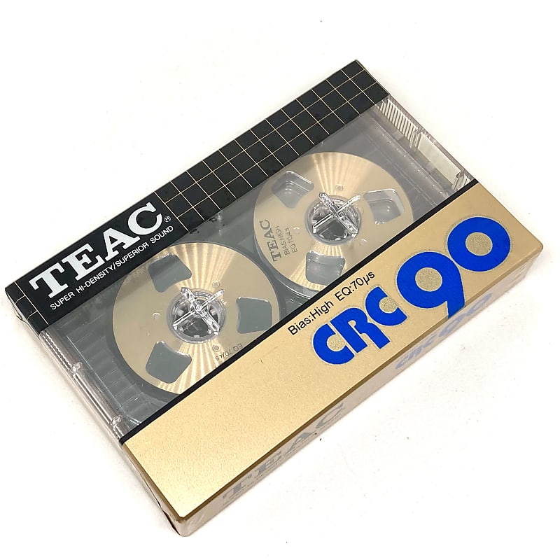 Vintage 1983 Teac CRC 90 Type II Reel to Reel Cassette Tape (Sealed /  New)
