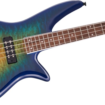 JACKSON - X Series Spectra Bass SBXQ IV  Laurel Fingerboard  Amber Blue Burst - 2919904586 image 3