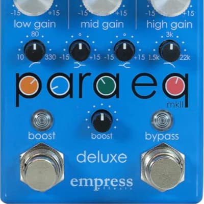 Empress ParaEQ MKII Deluxe EQ Effects Pedal image 1