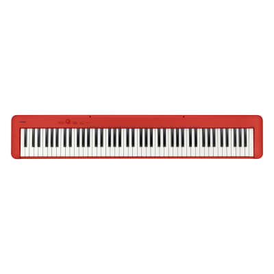 Casio CDP-S160 88 Key Weighted Hammer Action Digital Piano - Red