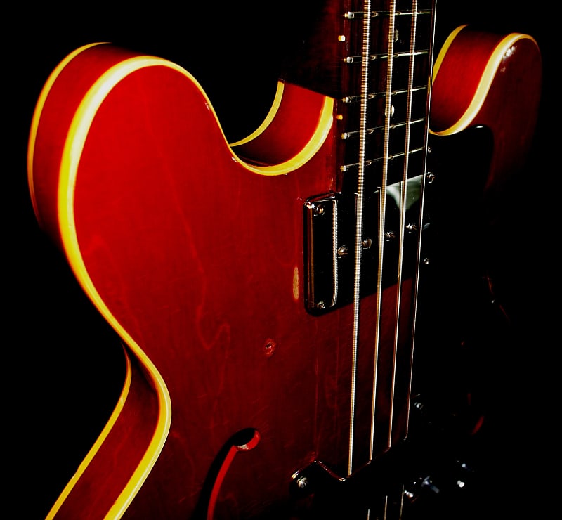 Epiphone EB 232 C Rivoli 1966 Cherry Red. Iconic Bass. Rare. | Reverb