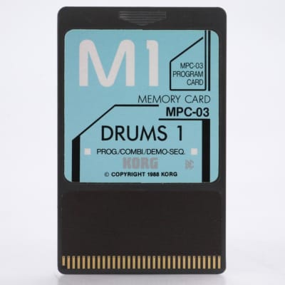 Korg MSC-3S / MSC-03 Drums 1 PCM Data Card for Korg M1 #44178 image 3