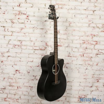 Martin OMC-X1E-01 Acoustic Guitar Matte Black image 4