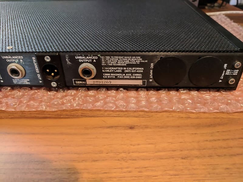 Manley Labs Dual Mono Tube Direct Interface - 2 channel DI
