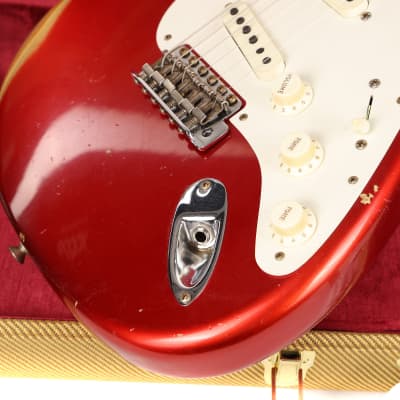 Fender Custom Shop Limited Edition 1959 Stratocaster Relic Faded Aged Candy Apple Red image 10