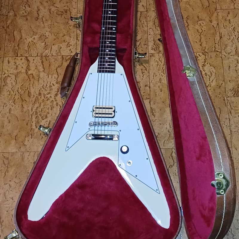 Gibson Flying V 2018 - Classic White (Aged cherry)