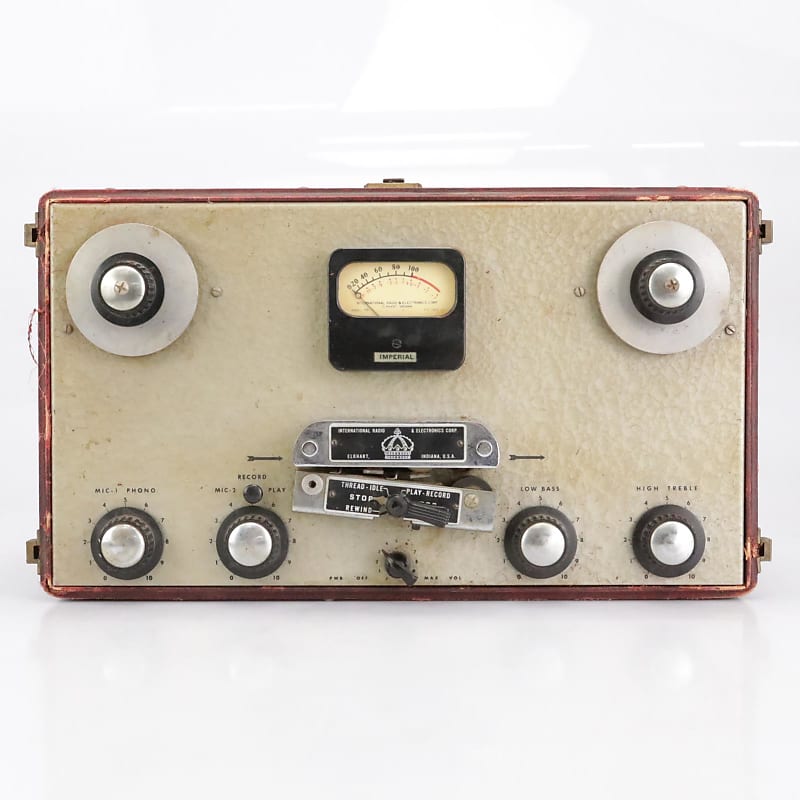 1954 Crown Broadcast Tube 1/4 Reel-To-Reel Tape Recorder Machine #42007