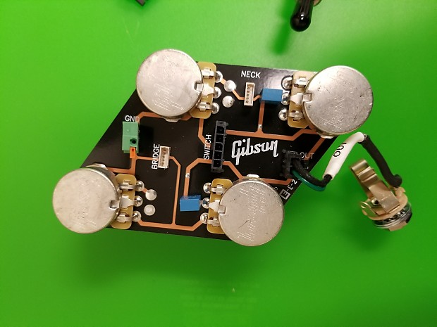 Gibson 490 R 498 T Pickup Set With Full Wiring Set Harness Gibson 490 R 498 T Pickup Set With Full Wiring Set Harness