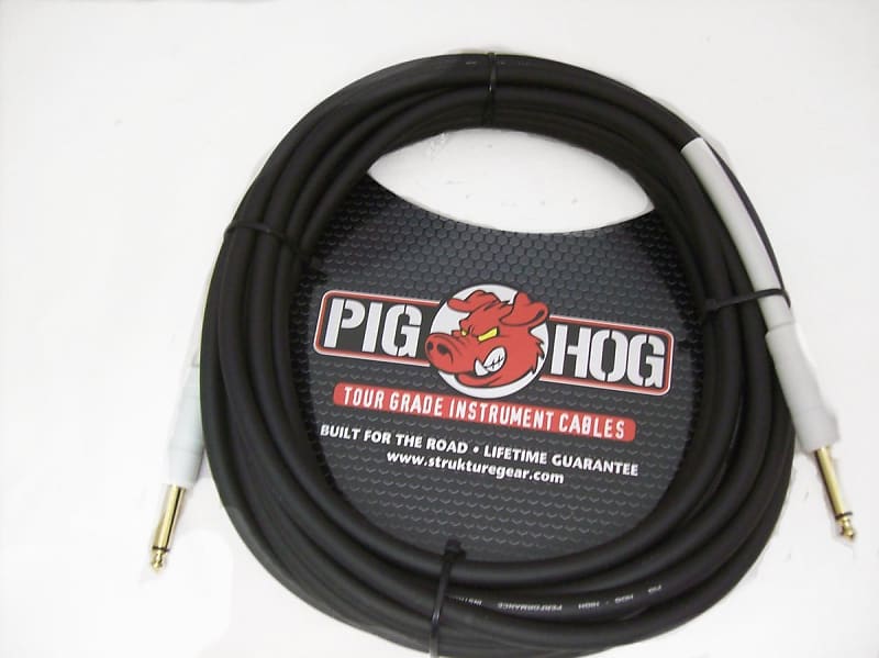 Pig Hog 18.5ft 1/4" - 1/4" 8mm Tour Grade Instrument Cable image 1