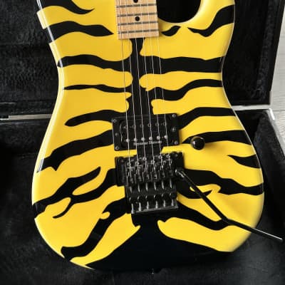 1996 ESP Custom Shop M-1 George Lynch Yellow Tiger image 6