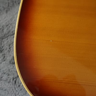 Yamaki BP-30S Petit Series Buffalo Headstock Japan Sunburst Acoustic Guitar image 7