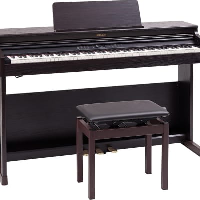 Roland RP701 Digital Piano w/Stand and Bench - Dark Rosewood image 1