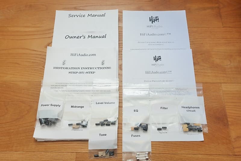 Sansui CA-2000 restoration kit filter capacitor repair rebuild fix  			