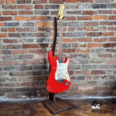 Squier / Fender MIM Stratocaster Partscaster (1997, Fiesta Red Relic) image 5