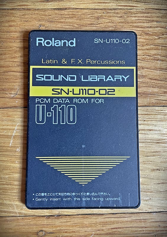 6 Roland U-110 PCM Data Sound Expansion Card Lot [see video]