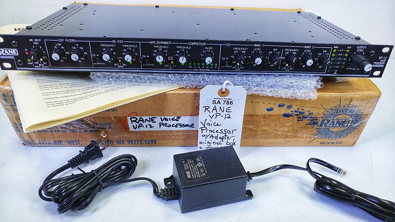 その他 RANE VP12 Rane VP-12 Voice Processor with Adapter | Reverb