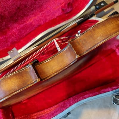Germany Stradivarius Model 7 size 3/4 violin, with case/bow image 7