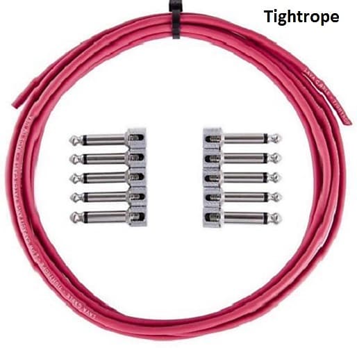 LAVA Cable RED Tightrope Solder-Free Pedal Board Kit 10' image 1
