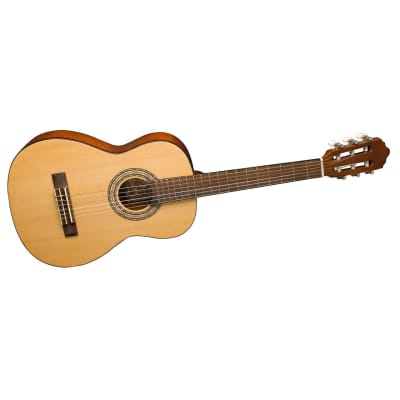 Oscar Schmidt OCHS 1/2 Size Classical Acoustic Guitar, Natural image 3