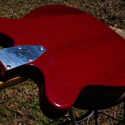 Micro-Frets Spacetone 1971 Red Transparent. VERY RARE. Excellent Guitar. MicroFrets custom guitar. image 21