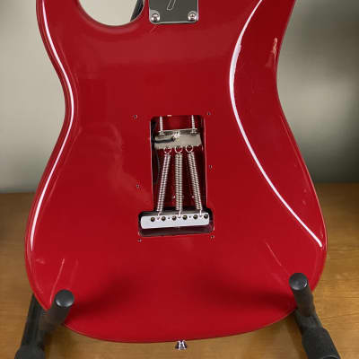 JK Partscaster S-Type Electric Guitar – Red image 6