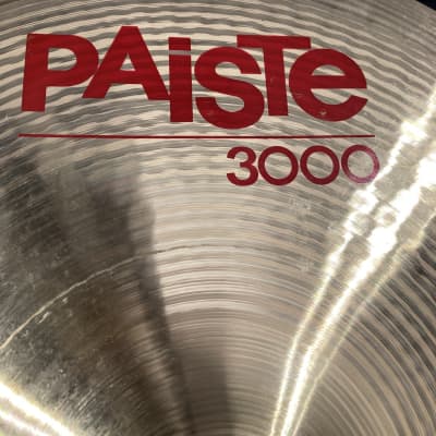 David Garibaldi's Tower of Power, Paiste 17" 3000 Series Thin Crash, Red Letter, 1980's image 4