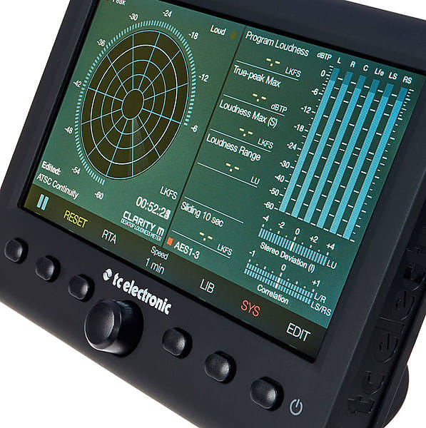 TC Electronic Clarity M Desktop Stereo/5.1 Audio Loudness Meter