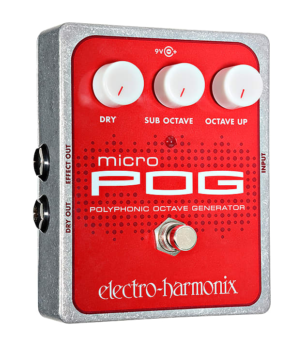 New Electro-Harmonix EHX Micro Pog Polyphonic Octave Generator Effects Pedal image 1