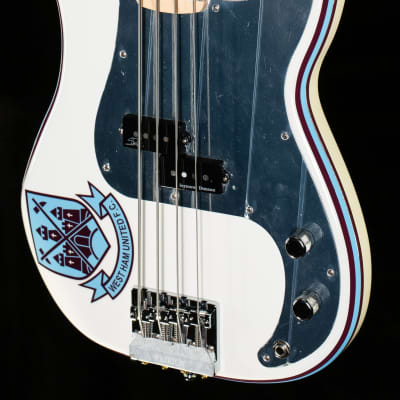 Fender Steve Harris Precision Bass Maple Fingerboard Olympic White (195) image 1