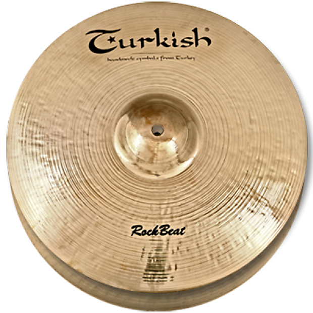 Turkish Cymbals 13" Rock Series Rock Beat Hi-Hat Light RB-HL13 (Pair) image 1
