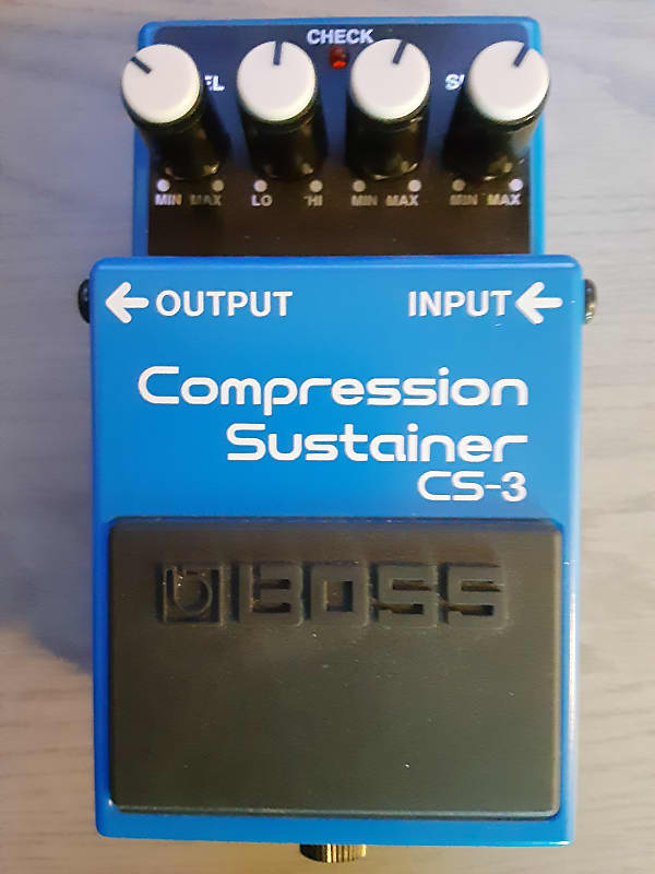 Boss CS3 Compressor Sustainer Pedal Reverb