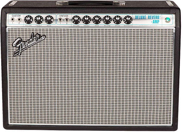 Fender '68 Deluxe Reverb Guitar Amplifier, Ex Display image 1