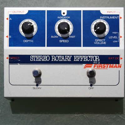ULTRA RARE Firstman Stereo Rotary Effector 1970s - Silver Flake / Blue for sale