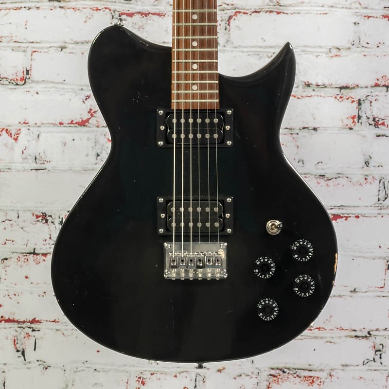 Washburn W114 Electric Guitar Black x2147 (USED) Reverb