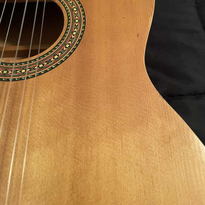 1960’s Stafford  Classical Acoustic guitar  Natural wood image 11