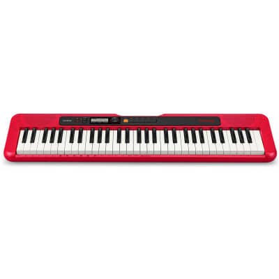 Casio CT-S200 61-Key Digital Piano Style Portable Keyboard with 48 Note Polyphony and 400 Tones, Red image 6