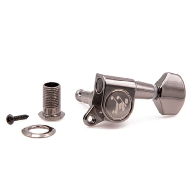 Tone Ninja Tuners 7 String 4x3 Set, Black Nickel | Reverb