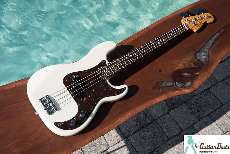 2016 Fender Japan Exclusive Classic 60's Precision Bass - Olympic White -w  USA Vintage Reissue PU's