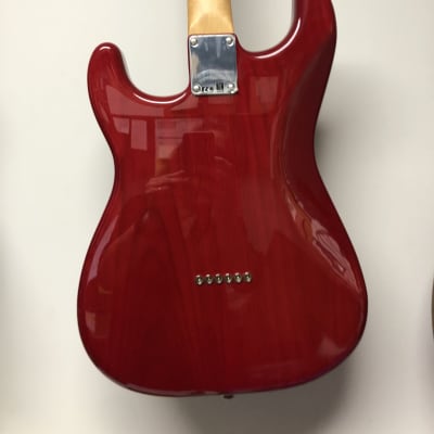 Fender Noventa Stratocaster 2021 - Present - Crimson Red Transparent (Serial # MX21099424  ) Floor Model/Demo image 9