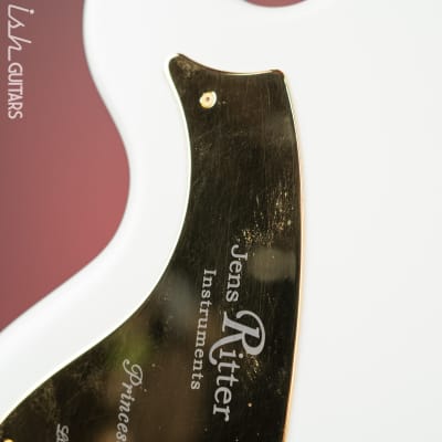2010 Ritter Princess Isabella CO Edition Baritone Guitar White image 12